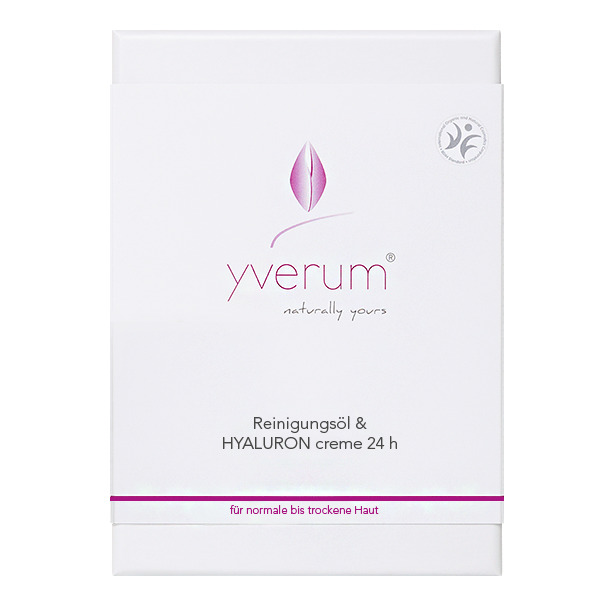 Yverum Naturally Yours Reinigungsöl & Hyaluron Creme 24h 2 X 15 Ml
