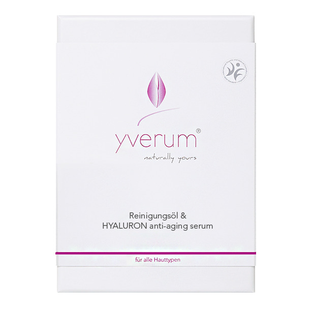 Yverum Naturally Yours Reinigungsöl & Hyaluron Anti-aging Serum 2 X 15 Ml